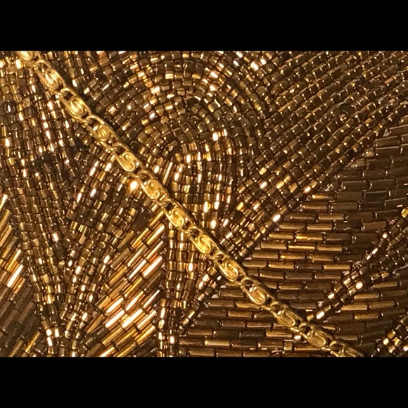 Vintage 50’s beaded handbag - Picture 3 of 8